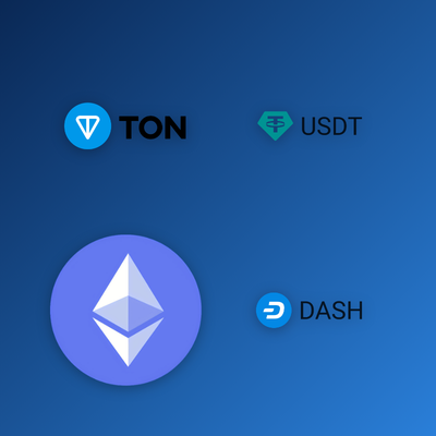 Bitcoin, Ethereum und USDT als Kryptowährungs-Zahlungsmethoden bei Mostbet